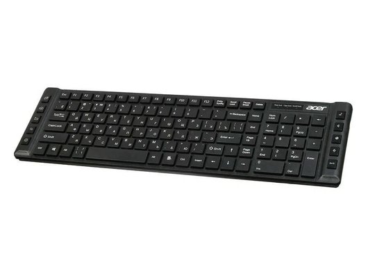 Клавиатура проводная Acer OKW010 черный slim (ZL.KBDEE.002)